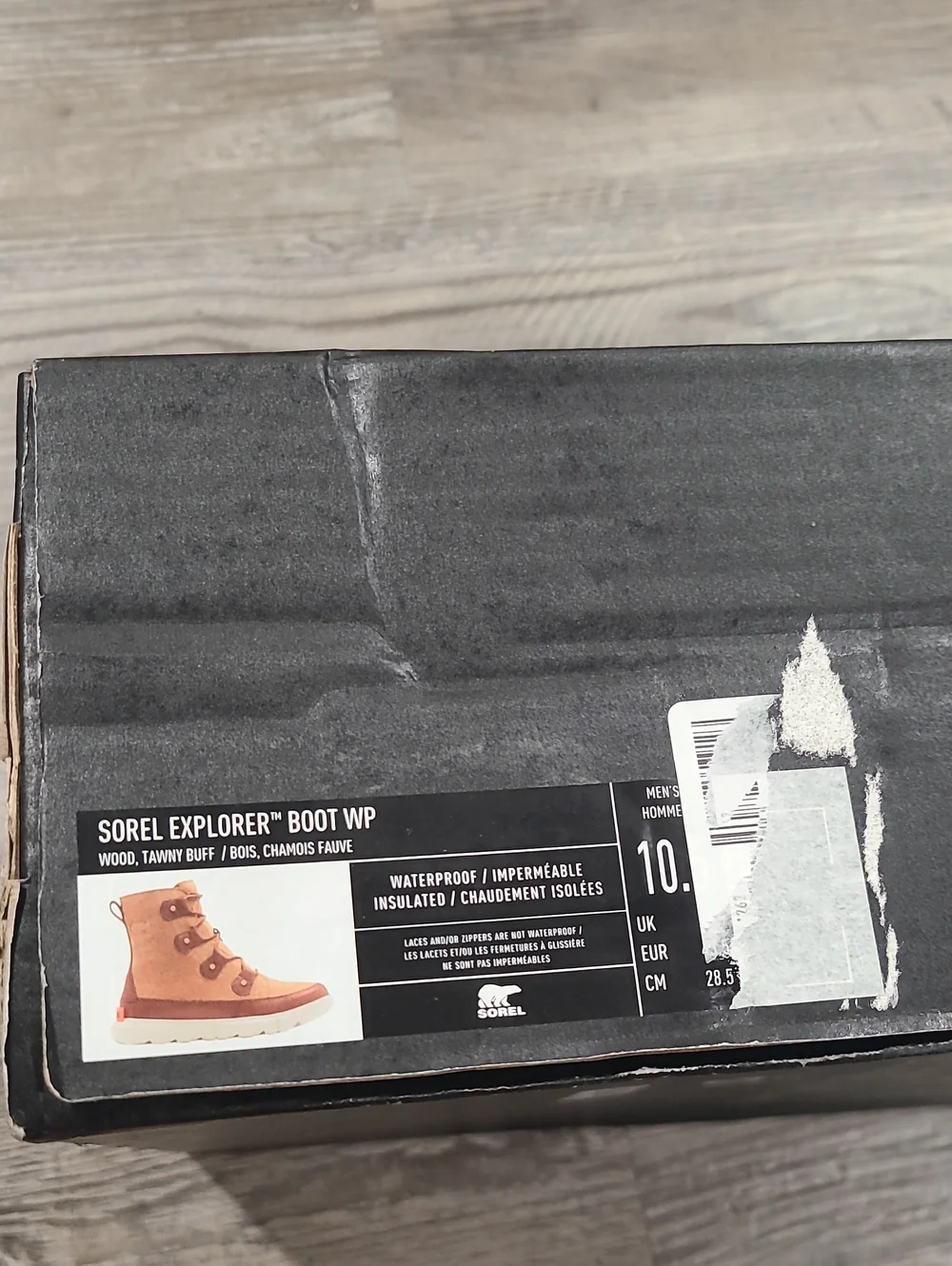The Sorel Explorer Waterproof Boot - Mens, Wood, Tawny Buff, Size 10.5
